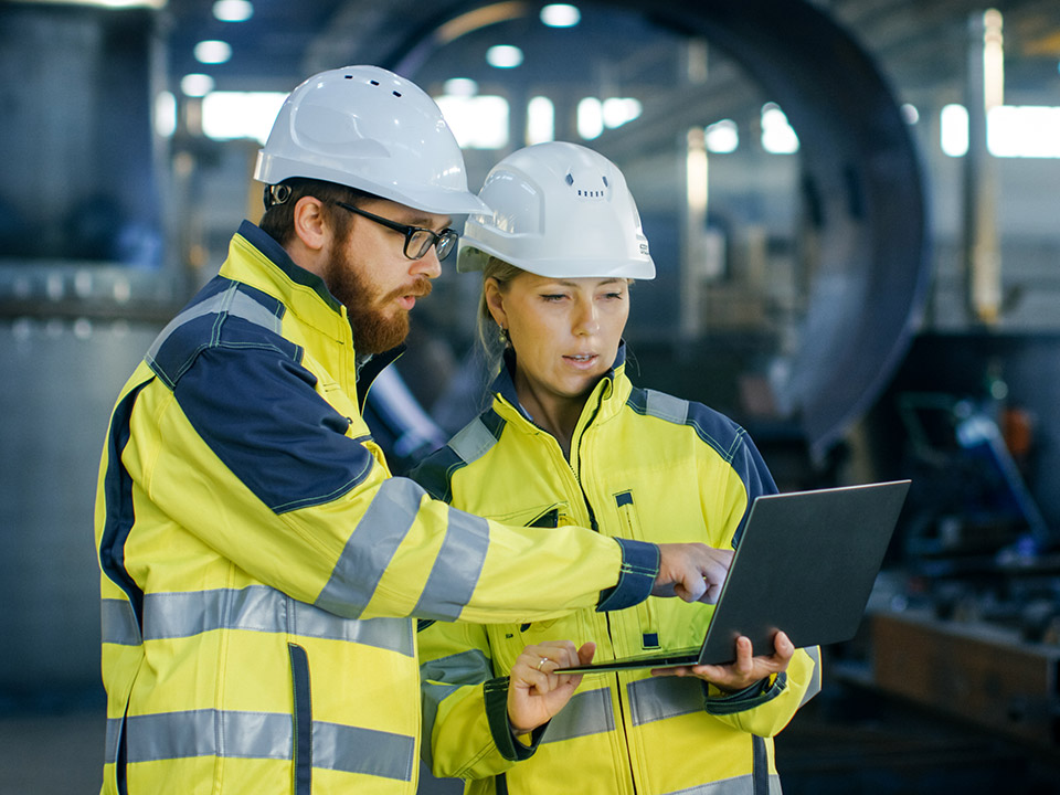 team working on computer automation