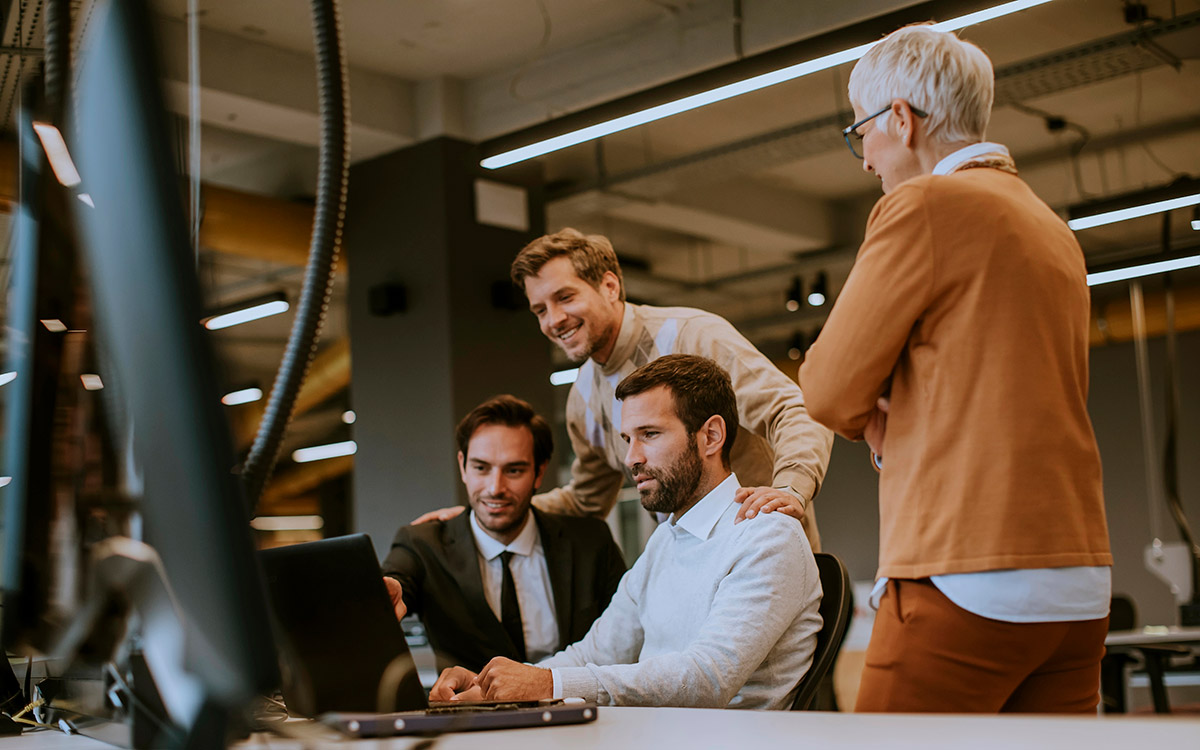 developers working on project